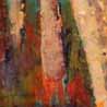 Birch, 2009, oil on paper, 25x28cm